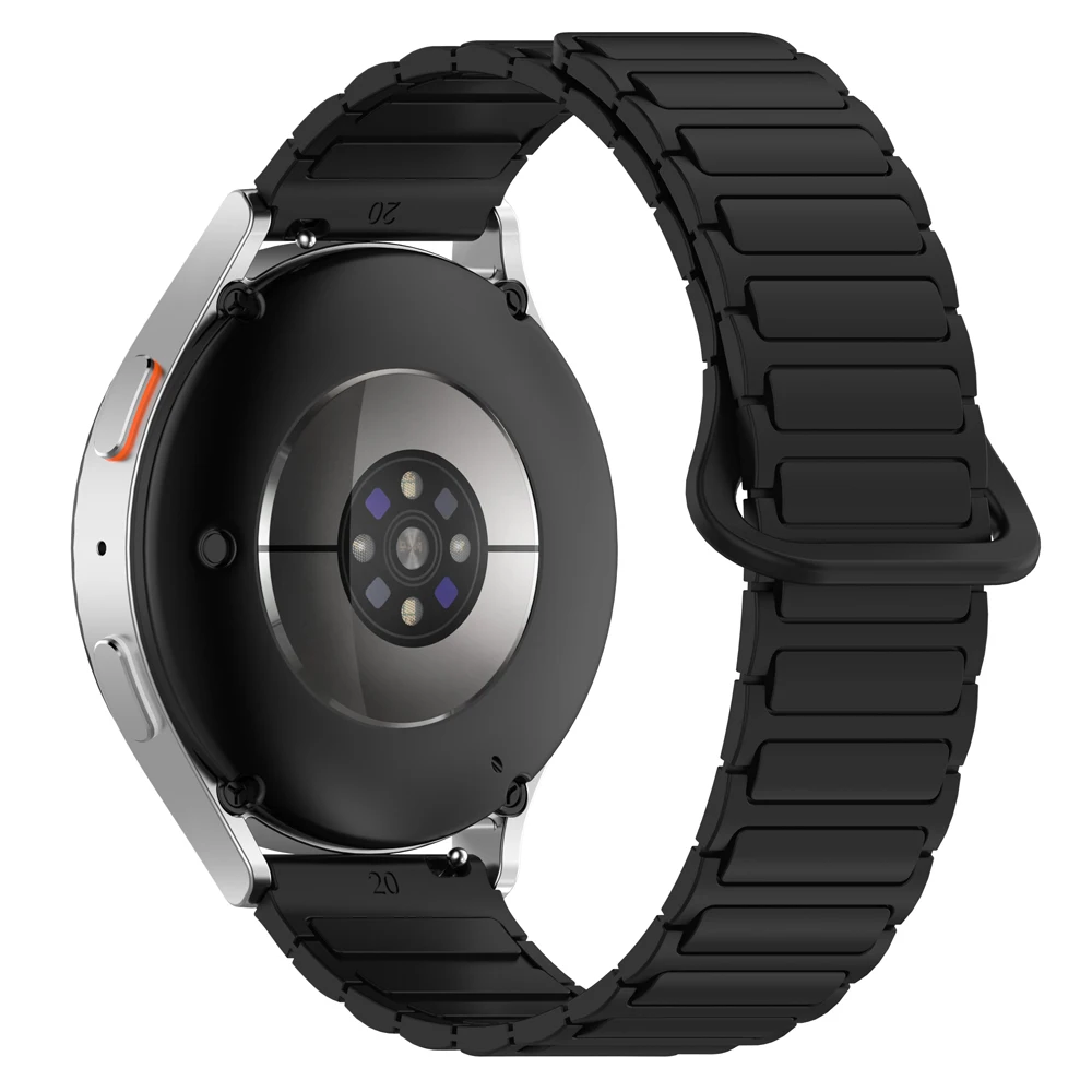 Enhanced Sport Magnetic Loop Band - Premium Silicone Strap, Adjustable Fit Bracelet, Multiple Sizes Available