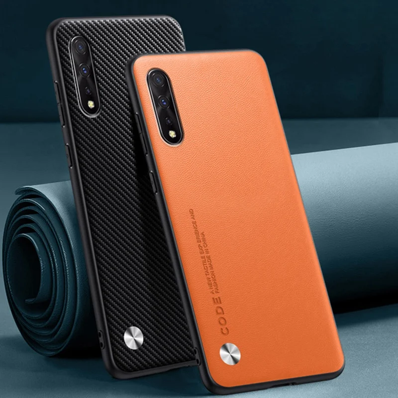 Роскошный чехол из искусственной кожи для Vivo V17 Neo S1 Z5 Z1X Y7S, матовый Силиконовый защитный чехол для телефона, чехол для Vivo 1907 iQOO Neo