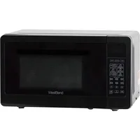 Microwave oven 700W compact with 6 pre-cooking settings, fast defrost, electronic control panel and glass turntable 1