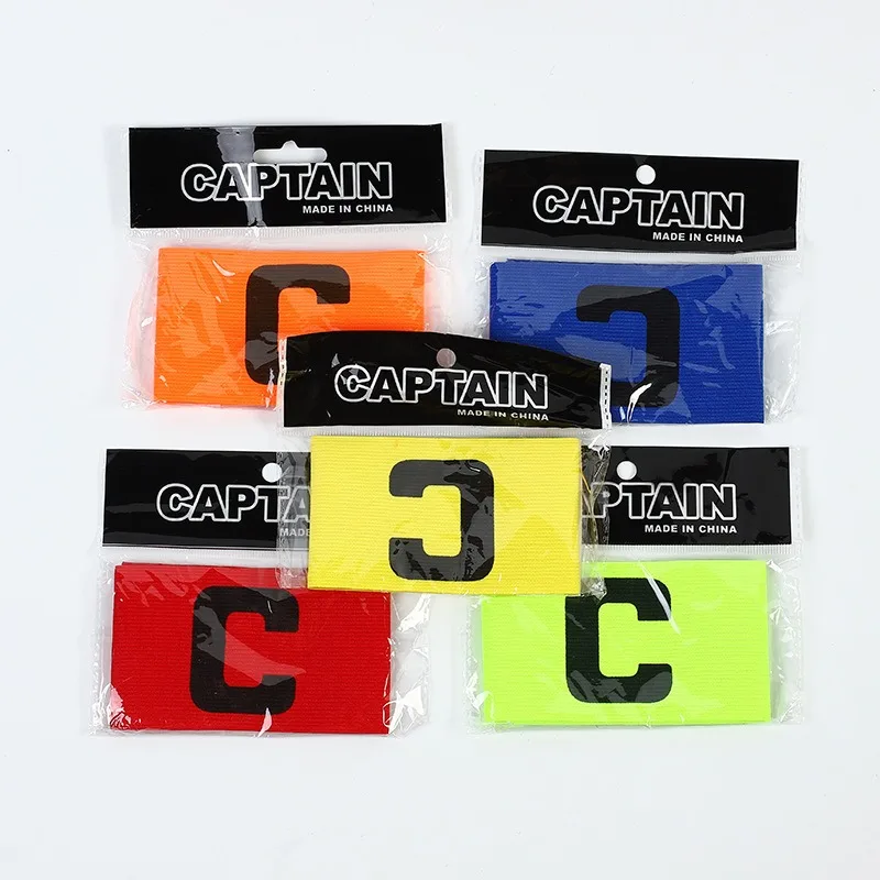 1PC Football Captain's Armband C-band Sports Armband Match Captains Wear Armband Football Equipment Football Accessories 2