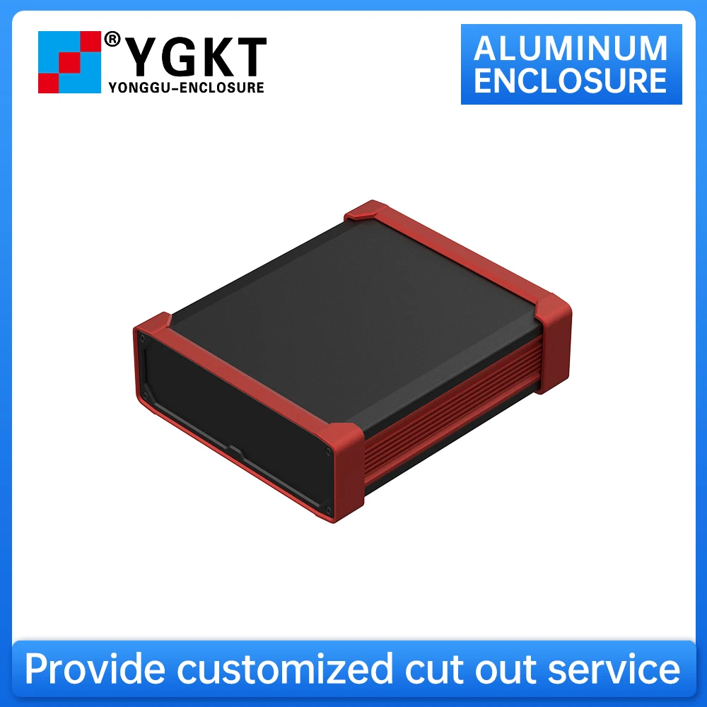 Yonggu Sheet Metal Enclosure Industrial Equipment Computer Case Custom Amplifier 1.5U Aluminum Server Chassis