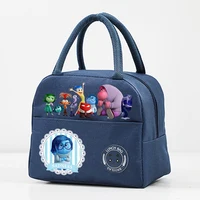 Disney Inside Out 2 Kids Anime Lunch Tote Children Cartoon Food Insulation Bag Boy Girl Creative Cute Picnic Bags Handbags Gifts 5