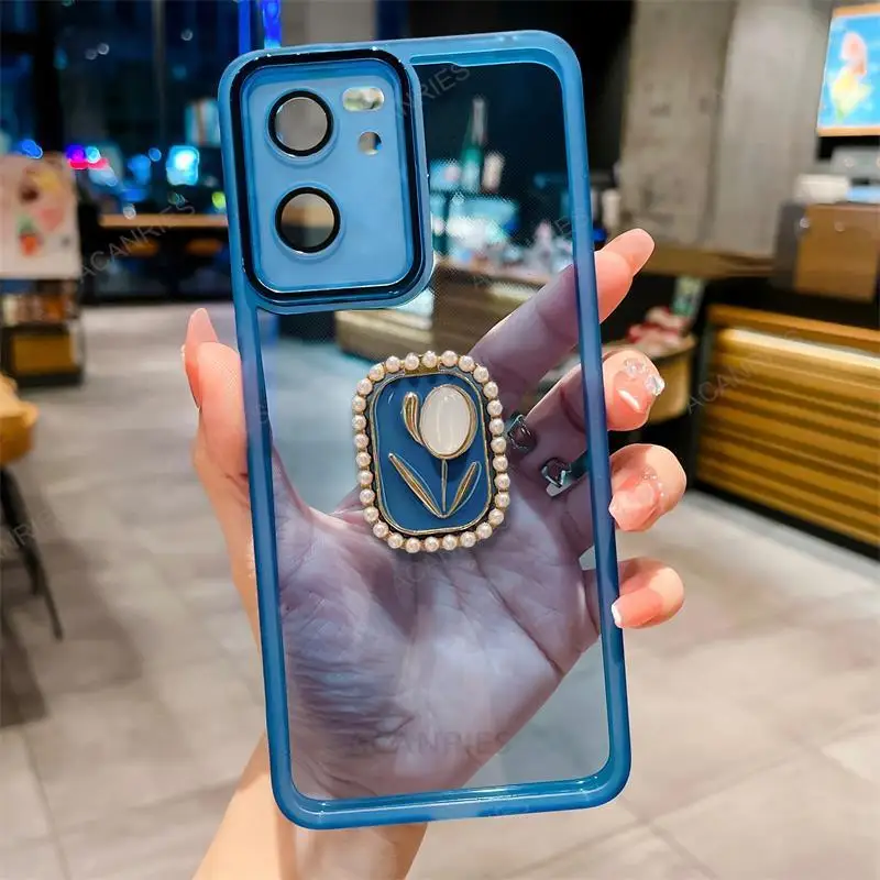 Pour Xiaomi Mi 13T 11T Pro support tulipe coque souple en Silicone transparent Mi13Lite Mi12lite Mi13t Mi13tpro Mi11t Mi11tpro support_voghion.com