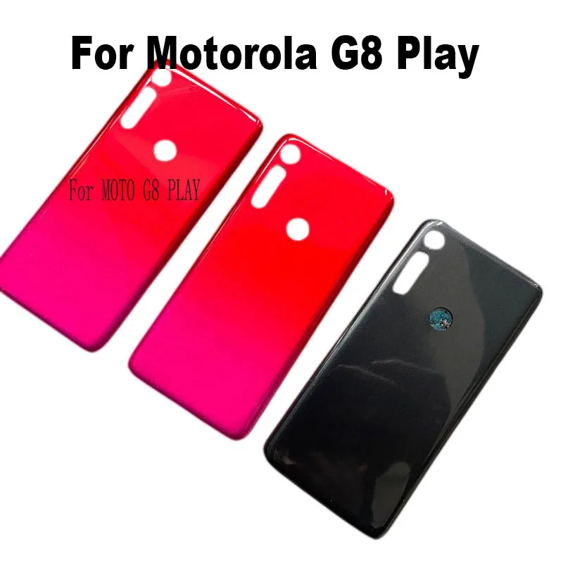 

10PCS Back Battery Cover Housing Rear Door Case Replacement For Motorola Moto G8 Play XT2015