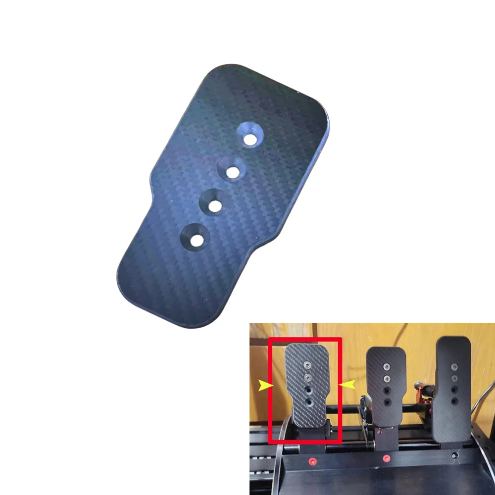 Sostituzione Di Aggiornamento Della Modifica Del Kit Di Regolazione Delle Piastre Del Pedale In Fibra Di Carbonio Per I Pedali Fanatec V3 Simracing Ga