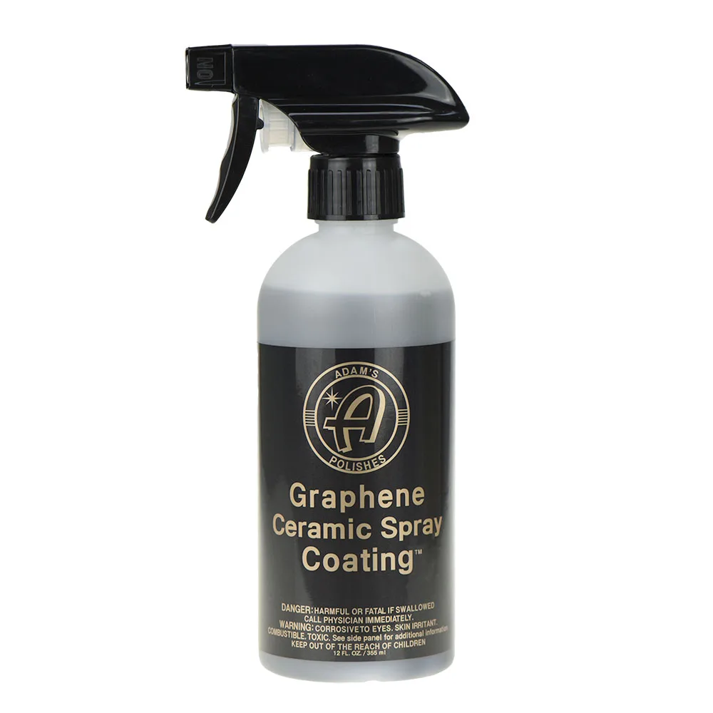 Adams Graphene Ceramic Coating Kit - 10H Coating with 9+ Year Protection &  UV Glow for Car Detailing