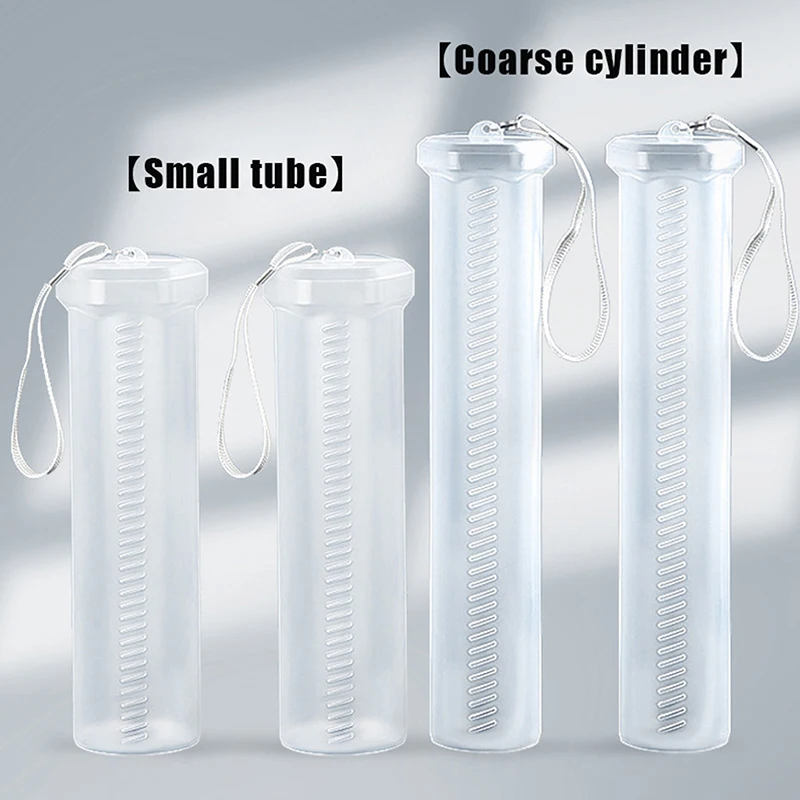 1PCS New Transparent Abs Telescopic Pen Holder Art Painting Brush Pencil Holder Suitable For Outdoor Sketching Brush Storage