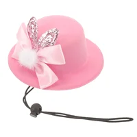 Pet Easter Hat Dog Cat Costume Bunny Ear Bowknot Hat Adjustable Pet Sun Hat Easter dog hat Easter hat for dogs 1