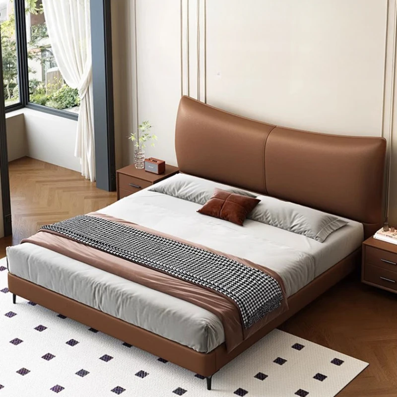 Girls Queen Frame Double Bed Support King Size Twin Living Room Double Bed Luxury Hotel Letto Matrimoniale Bedroom Furniture