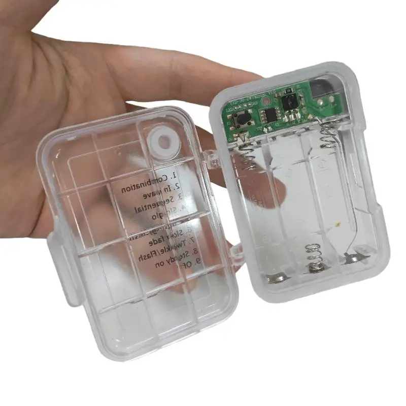3 섹션 AA 배터리 홀더 3V No.5 타이밍 기능이 있는 방수 및 방진 배터리 카트리지