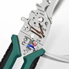 1pc wire stripper, elbow wire stripper multifunctional electrician special crimping pliers branching pliers hand tools 4