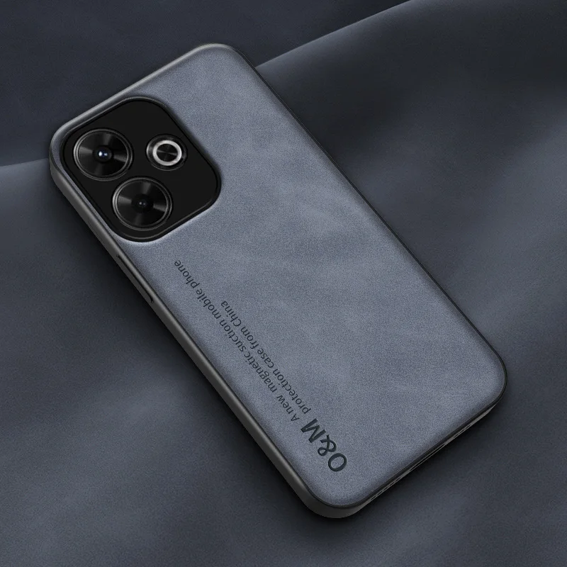 Luxury Magnetic Leather Shockproof Case – Skin Feel Soft Back Cover