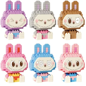 2025 New Popular Colorful Doll Anime Block Toys DIY Small Particle Building Blocks Bricks Model Toy Kids New Year Christmas Gift 1