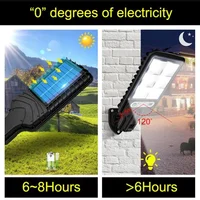 Applique Murale Solaire à LED avec 3 Modes d'Éclairage, Imperméable, Détecteur de Mouvement, Éclairage de Sécurité, Idéal pour un Jardin ou un Sentier 3