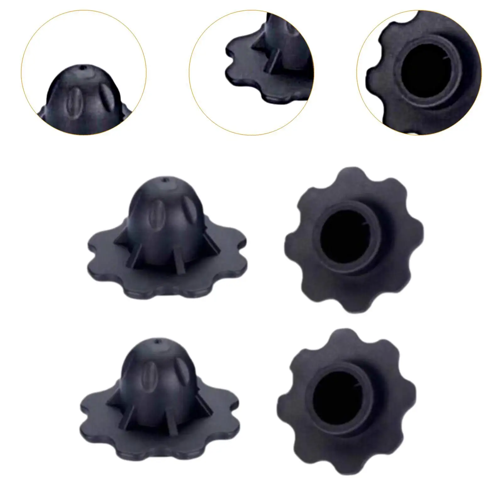 10x Moon Chair Foot Covers End Cap Foot Protectors for Backyard Beach Garden 10x Moon Chair Foot Covers End Cap Foot Protectors for Backyard Beach Garden