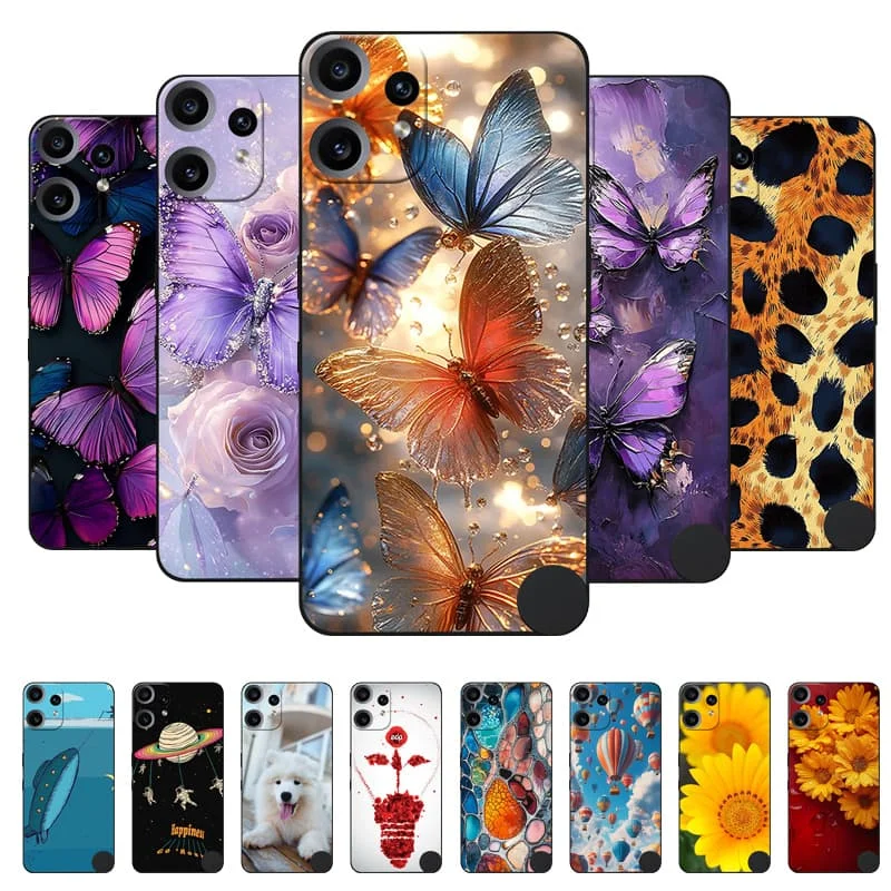 Premium Shockproof Black Silicone Phone Case - Sleek Protective Cover