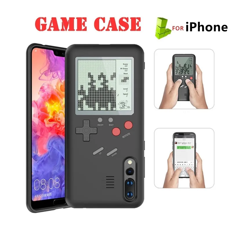 Coque Gameboy jouable pour iPhone 13 12 11 Pro Max Plus Retro Game Console  Cover