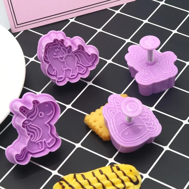 Cake Cookie Paw Patrol Cutters Plastic DIY 3D Baking Mould Cookies Cutter Set Cartoon Puppy Biscuit Baking Tool Decoration Tools
