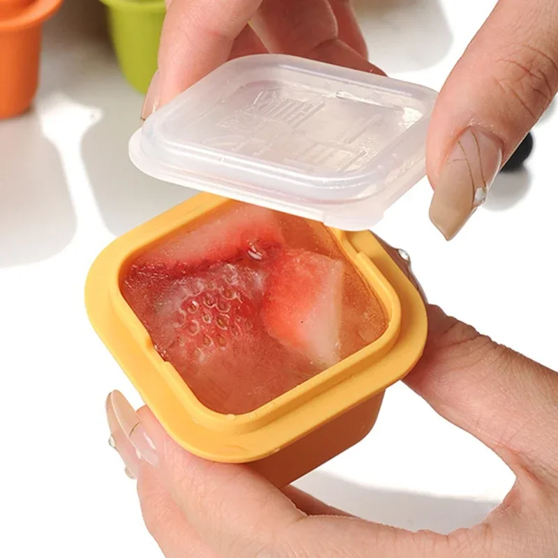 Description Picture 6 of itemSummer Mini Ice Tray Reusable Single Square Ice Block Molds Kitchen DIY Ice Cream Popsicle Jelly Pudding Drink Mould Maker Tools