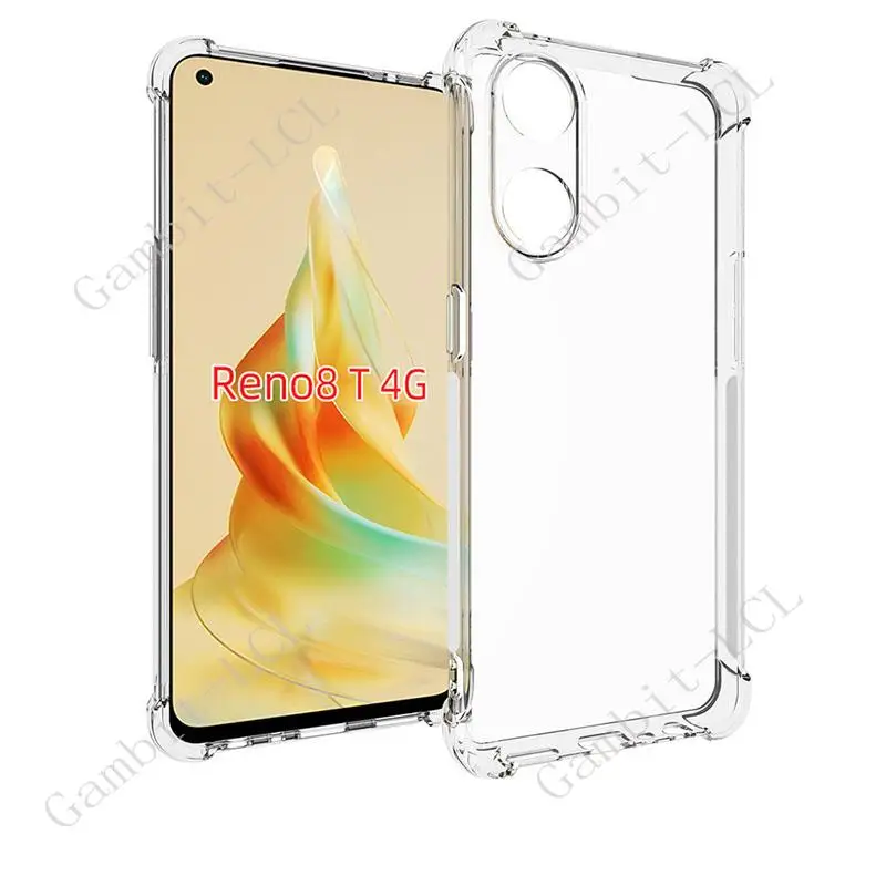 JIAFEI Cover Armor per Oppo Reno 8T 4G (Reno8T), Custodia TPU+PC
