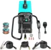MIG Welder, 110V/220V Dual Voltage Gas/Gasless Flux Core MIG Welder/Lift TIG/Stick 3 in 1 Synergic MIG145 9GEN Welding Mach 6