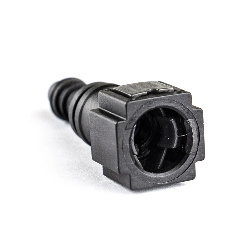6.30 ID6 Auto Female Fuel Line Quick Connector Short Straight ID 6mm 1/4" Female Nylon Rubber Connectors