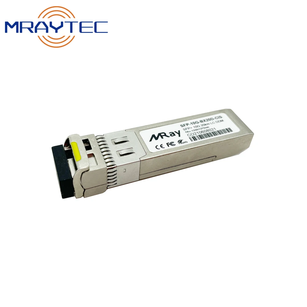 

10G SFP + Bidi трансивер LC, одномодовый модуль для освещения, стандарт памяти 10 км, с DDM