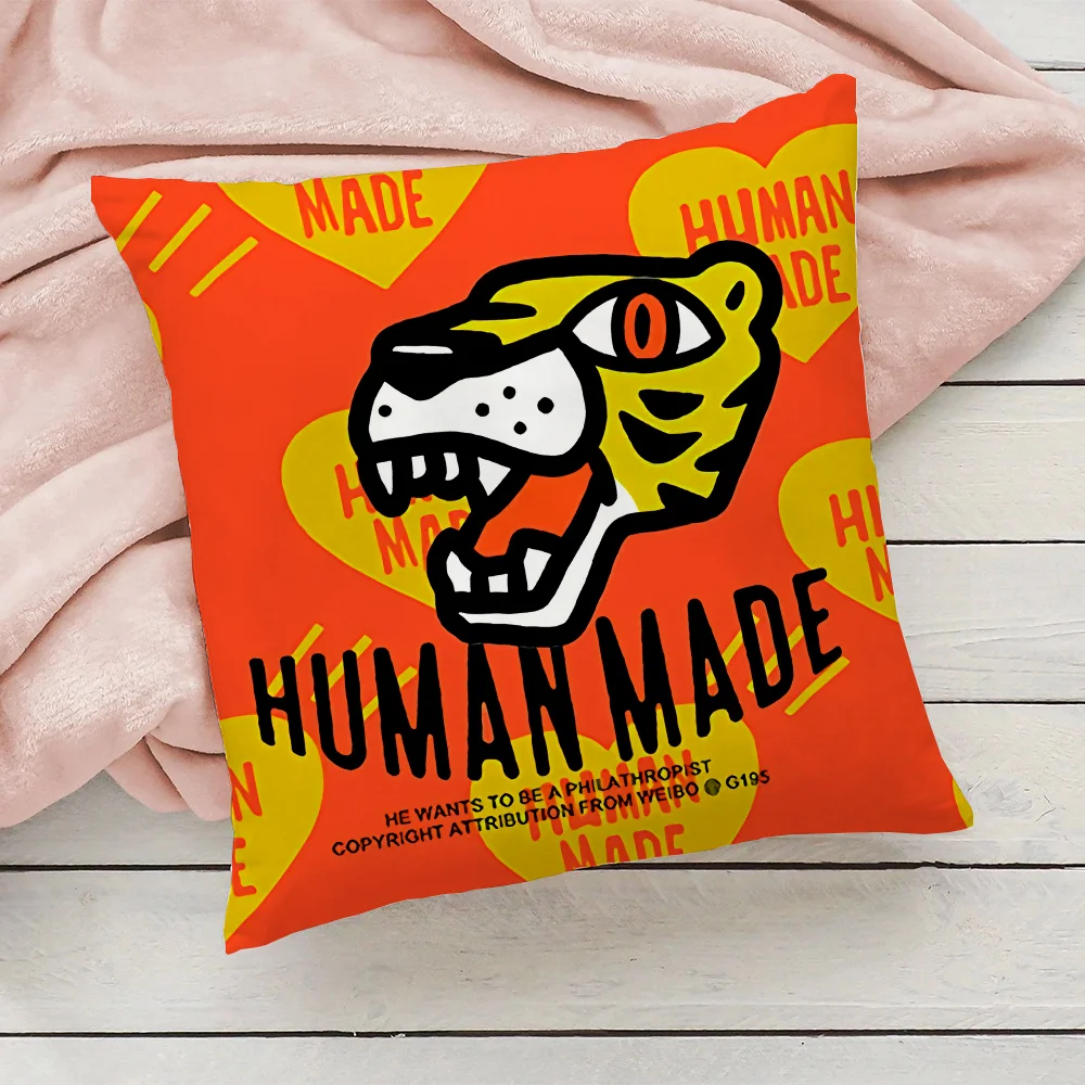 

Humans Made Body Pillow Cover 45x45 Decorative Pillowcases 40x40 Cushions Pillowcase 45*45 Sofa Cushion Duplex Printing Pillows