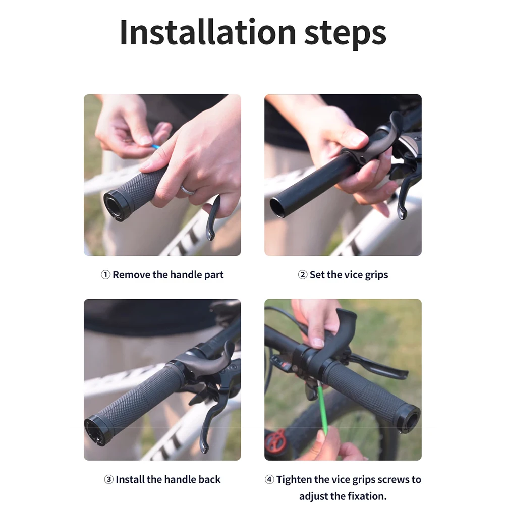 Bicycle Inner Handlebar Grips Ultralight Mountain Bike Handlebar Ends Ergonomic Design Inner Handle Bar Grips 22.2mm Cycle Parts