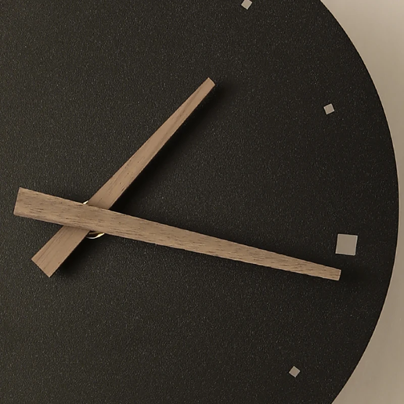 Nordic High-End Iron Acrylic Clock Light LED Decor Home Wall Lamp Bar Bedroom Foyer Dining Room Lighting Fixtures