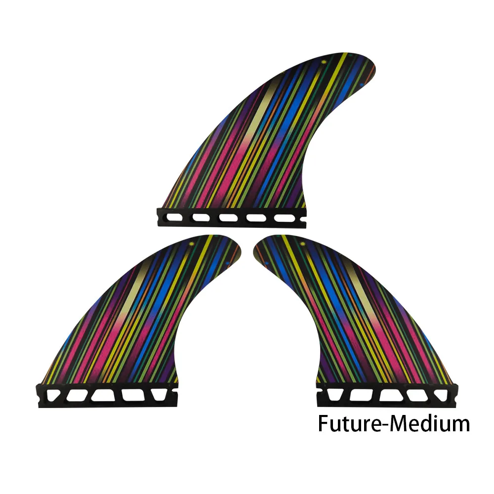 

Surf Fins M Size G5 Surfboard Honeycomb Fins Tri fin set Double Tabs,2 fin Fibreglass Kitesurf