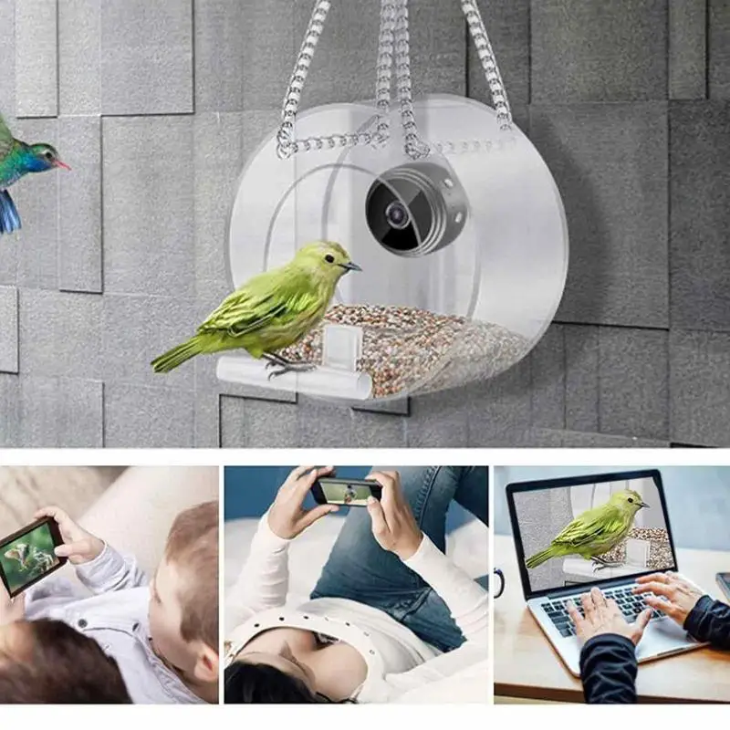 Bird Feeder With Camera HD App Notification And Automatic Bird Sensing