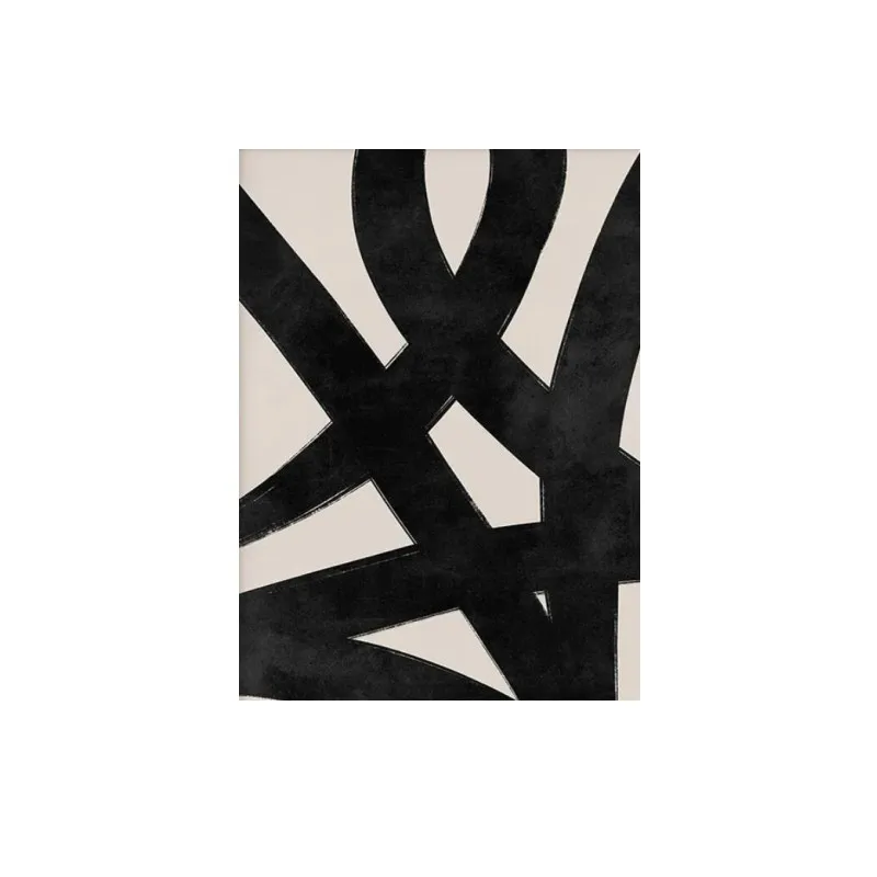 الحديثة المشارك مجردة الفن يطبع قماش اللوحة البيج...