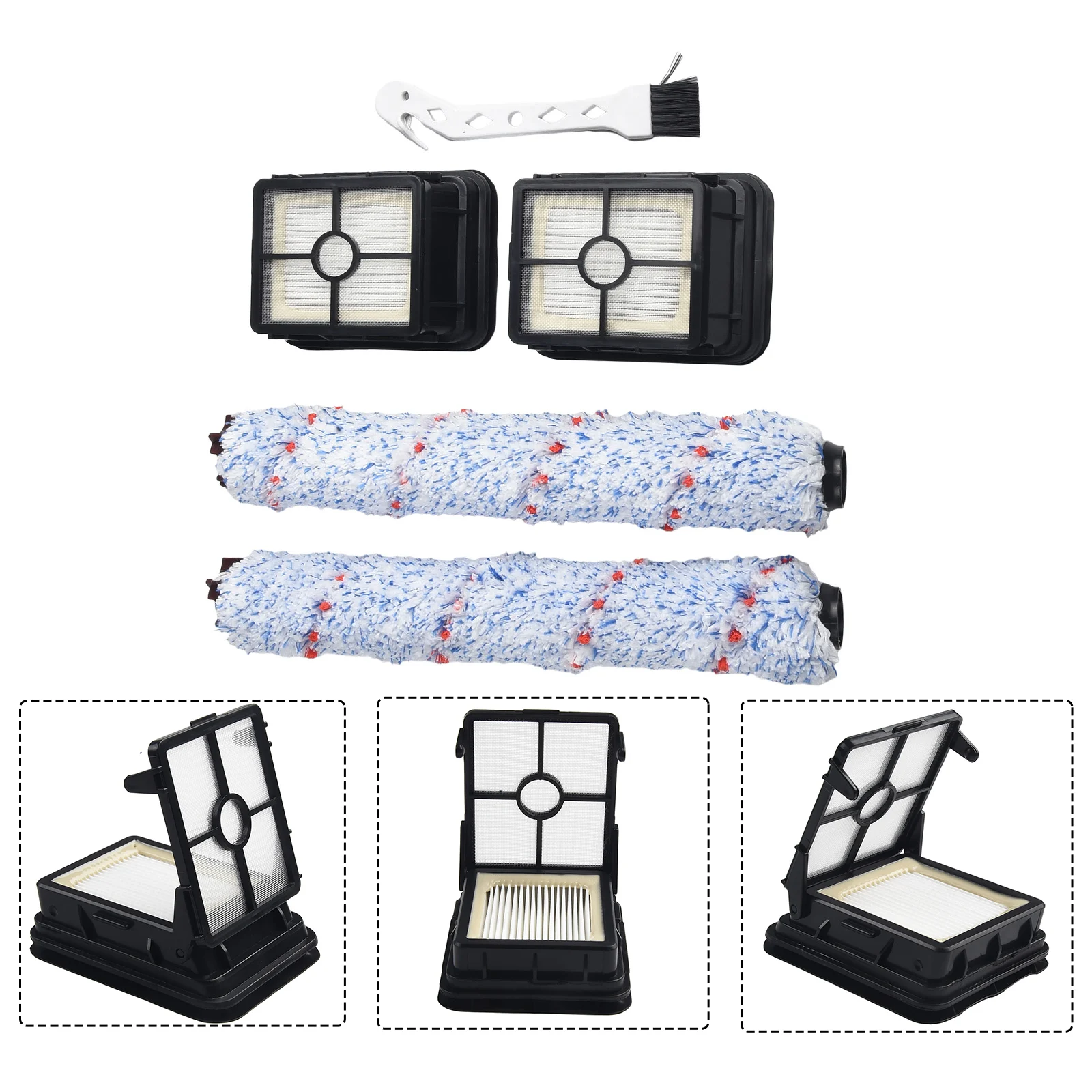 

Сменный роликовый фильтр для пылесоса Crosswave 1713N 2225, товары для дома, инструменты для уборки, запчасти для уборки