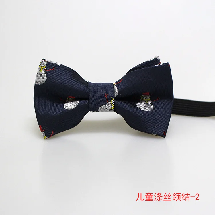 New Children's Christmas Tie Trendy Children's Fashion Personalized Tie Boys and Girls'