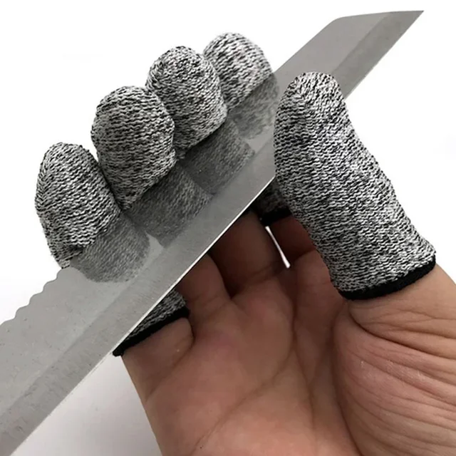 5Pcs 5-level Protection High Performance Anti Cutting Finger Gloves for Outdoor Work in Kitchen 3