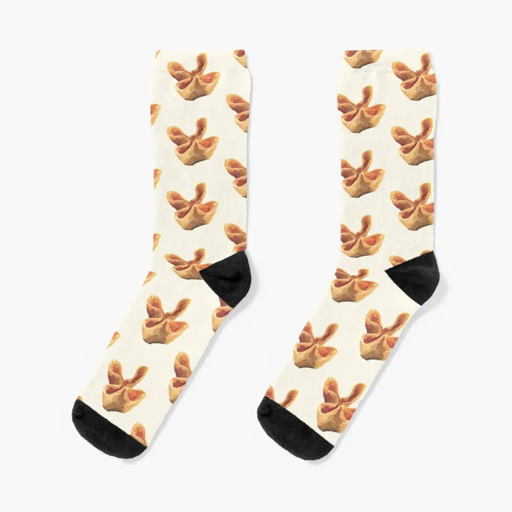 

Crab Rangoon Socks ankle stockings compression socks Women custom socks Socks with print Socks For Women Men's