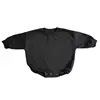 Newborn Black Cotton Bubble Solid Romper Baby Girl Boy Jumpsuit Kid Bummie Toddler One-piece Spring Fall Unisex Gray New Clothes 2