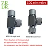 ZRDR high quality needle valve regulator suit 4*6mm co2 special tube for aquarium fish tank co2 systemCarbon dioxide fine-tuning 1