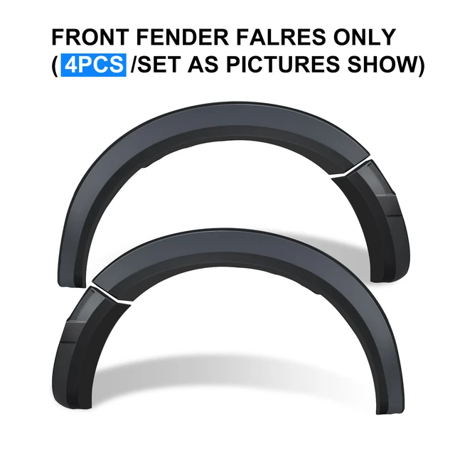 Matte Black Fender Flares Accessories Wheel Arch For Ford Ranger T9 2022  2023 Xl/xls Double Cabin - Mudguards - AliExpress