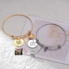 Personalized Pet Photo Bracelet with Angel Wing Heart Urn Pendant For Women Memorial Engrave Name Stainless Steel Jewelry Gift 1