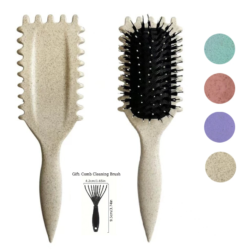 Curl Styling Brush Curl Define Styling Brush Detangling Hair Brush Tangled Hair Comb Shaping Defining Curl Barber Styling Tool