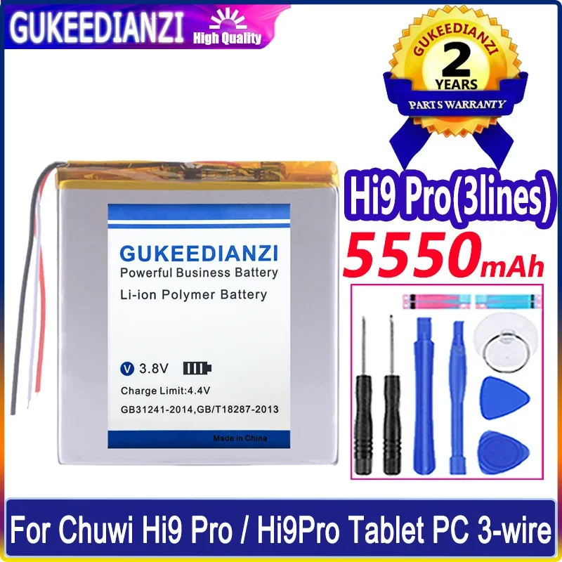 

Аккумулятор GUKEEDIANZI 5550 мАч для планшета Chuwi Hi9 Pro Hi9Pro 3line