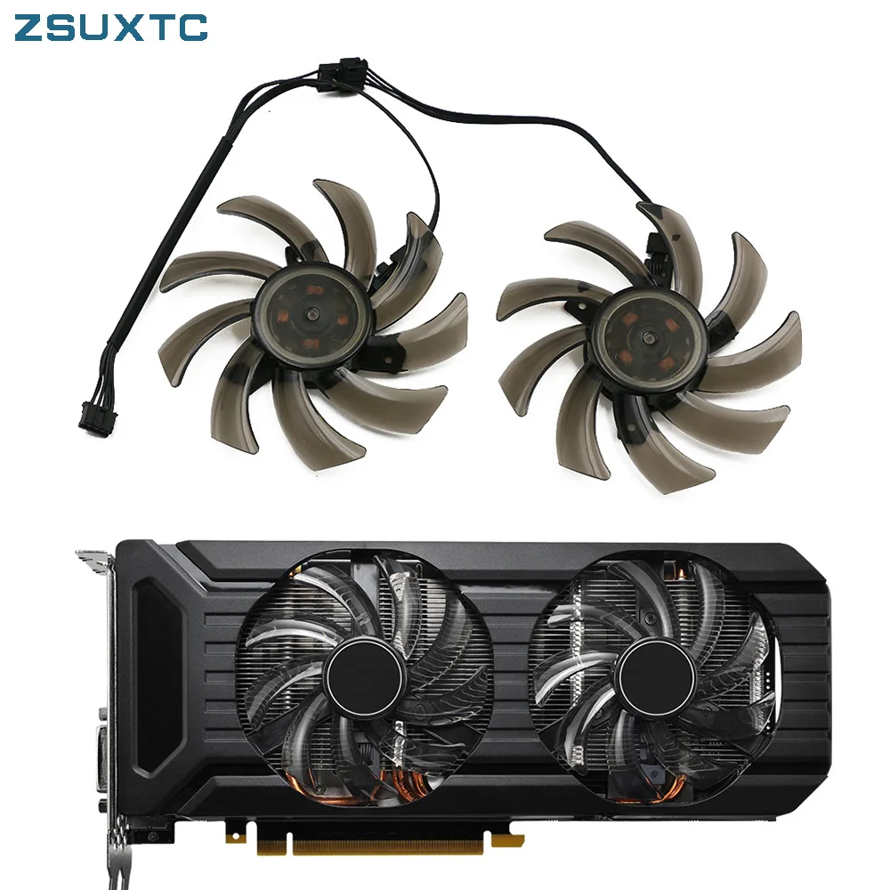 Новый 85 мм FDC10H12S9-C GA91S2U 4Pin кулер вентилятор Замена для Palit GeForce GTX 1070 Ti 1070 1060 1080 GTX1060 двойная видео