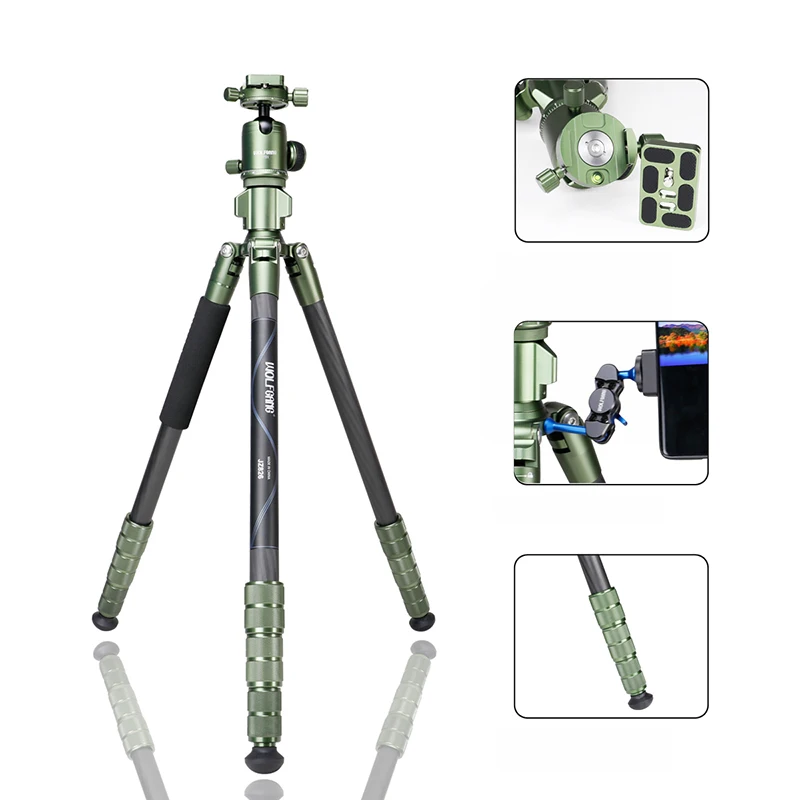

WOLFGANG Carbon fiber tripod for professional DSLR digital camera