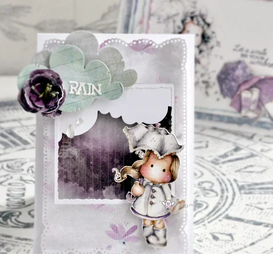 Mmao Crafts Metall-Stahlschneideformen, neue Schablone mit Wolken-Dekoration für DIY-Scrapbooking, Papier-/Fotokarten, Prägeformen