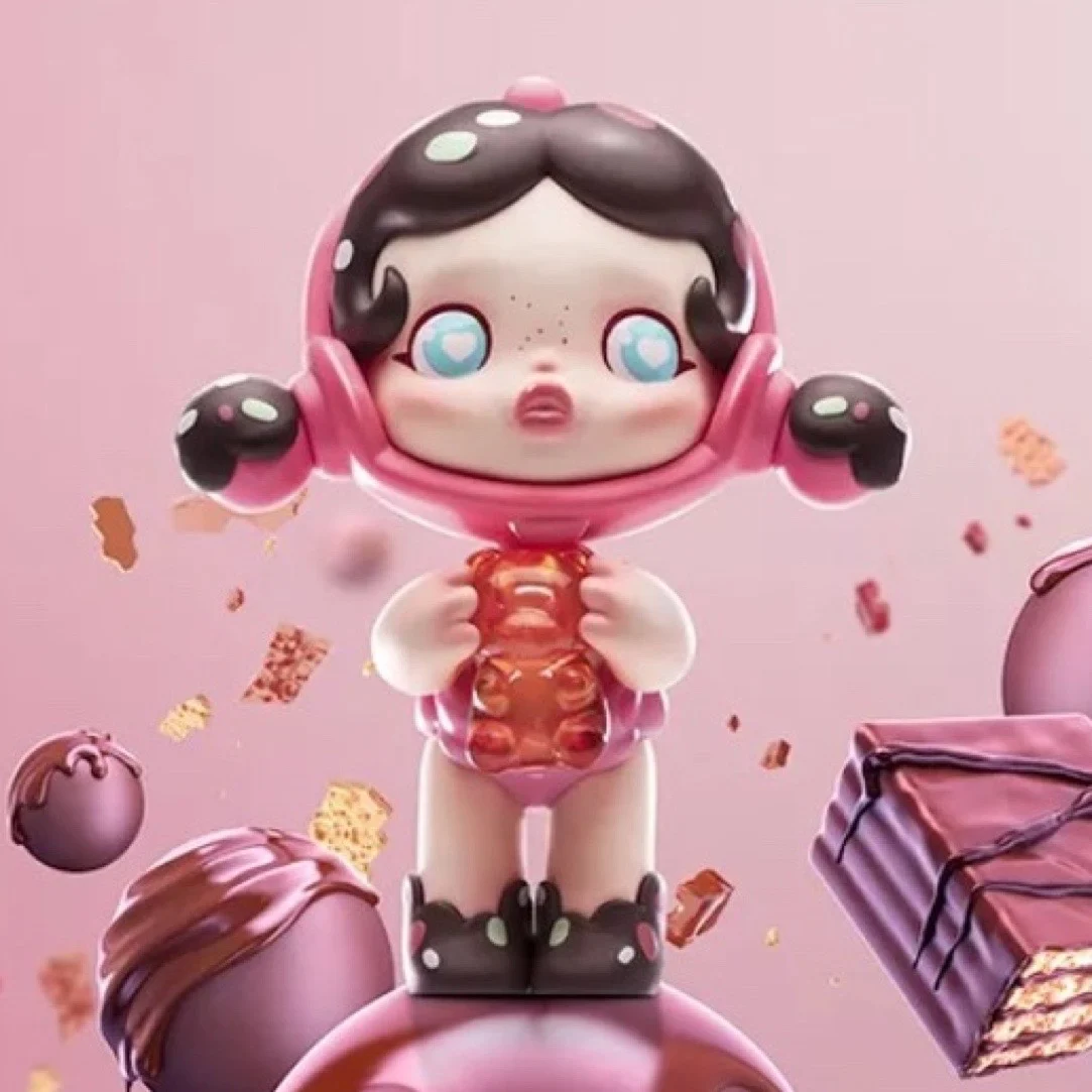 thumbnail image 1 of Figura original de la cuarta generación de Skull Panda, serie Candy Monster Town, figura de acción de Skullpanda, lindo modelo de muñeca de PVC, juguete de regalo, 1 of 5