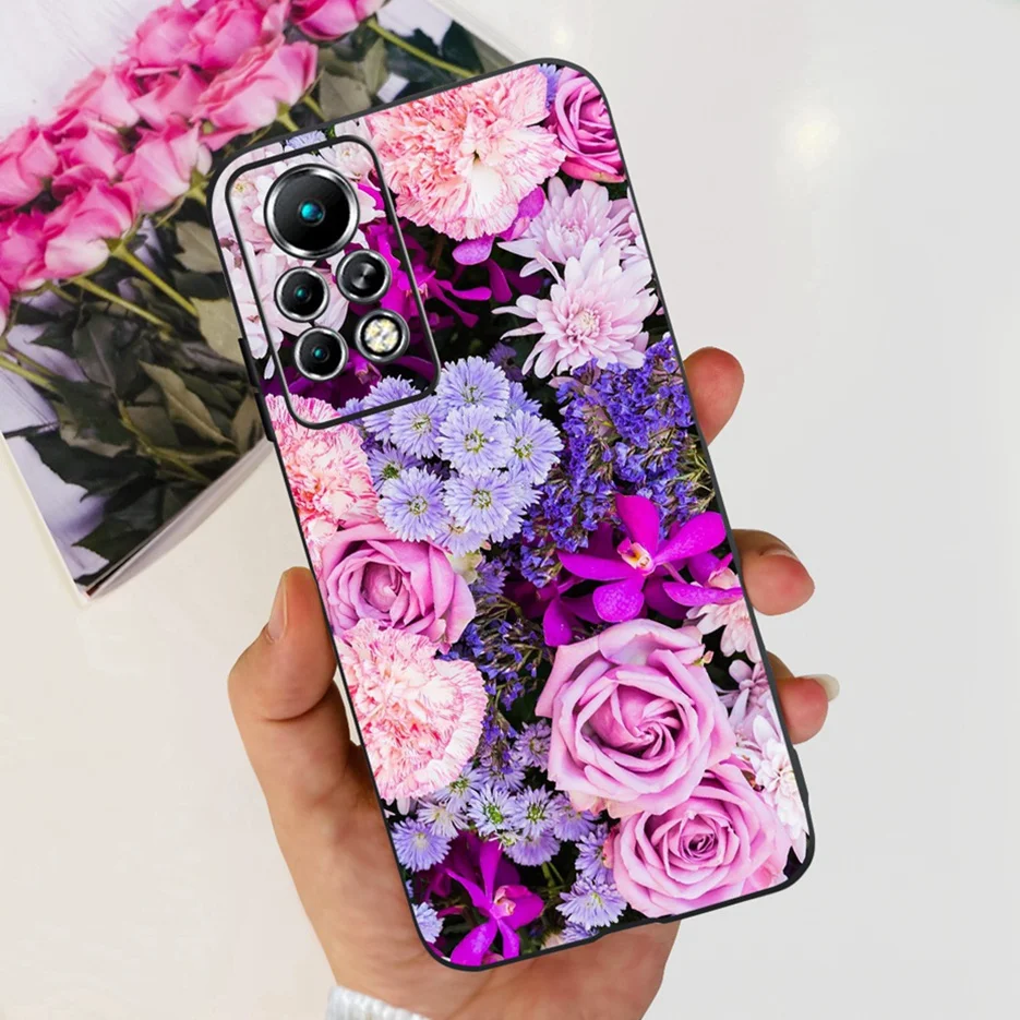 Cute Painted Soft Silicone Phone Case Back Cover Bumper