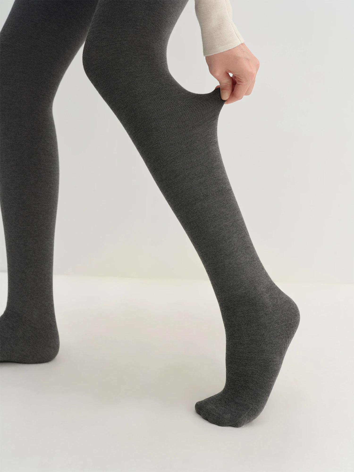 Women's Compression Tights – Slimming Thermal Opaque Mid-Calf Leggings for Winter Comfort