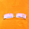 Titanium Alloy 15 Layers Coated Medical Silicone Nose Pads Antislip Temple Rimless Frame Reading Glasses +0.75 +1 +1.25 To +4 5